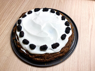 cake on a plate