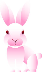 bunny, rabbit, easter, cartoon, illustration