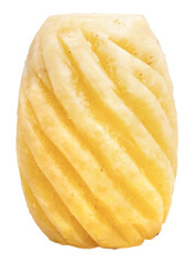 Fresh Pineapple fruit isolated on white background, Pineapple on white background png file.