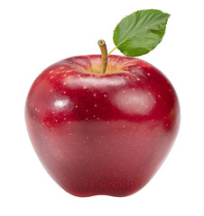 Red Apple isolated on white background, Royal Gala apple  isolated on white png file
