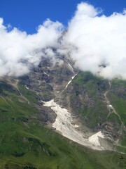 Alpy, Park Narodowy w rejonie Grossglockner, Austria, góry  - obrazy, fototapety, plakaty
