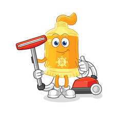 sunscreen clean with a vacuum . character vector