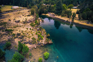 Fototapeta na wymiar Lago Chapo