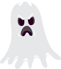 ghost cartoon character, emotion