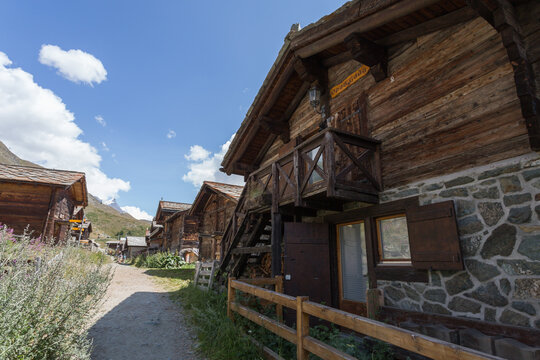 Chalets du hameau de Findeln