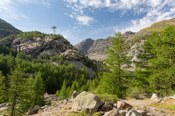 Vallée du glacier de Furi