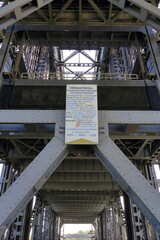 Obraz premium Interior view of the old Niederfinow ship lift, Oder Havel Canal, Brandenburg, Germany