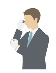 査定士のイラスト