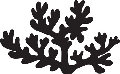 Naklejka premium seaweed silhouette