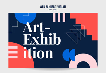 Festival Web Banner for Social Media Poster, banner, space area and background