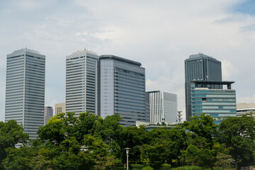 大阪ビジネスパークのビル群