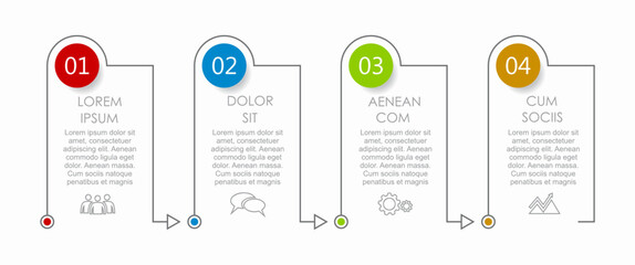 Infographic design template with place for your data. Vector illustration.