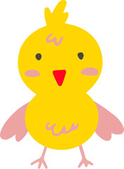 easter illustration on transparent background