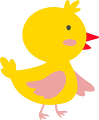 easter illustration on transparent background