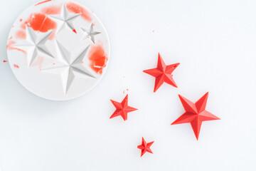 Star shaped chocolates