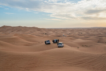The Evening Desert Safari is a most popular excursion in Dubai.