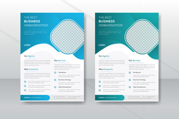 Creative Modern Professional Corporate Business Flyer Design Template