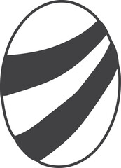 easter illustration on transparent background