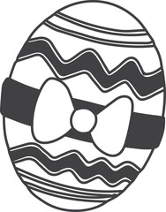 easter illustration on transparent background