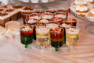 glass of champagne with ice