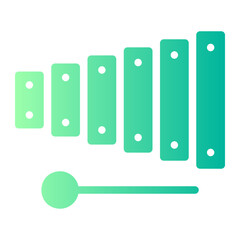 xylophone gradient icon