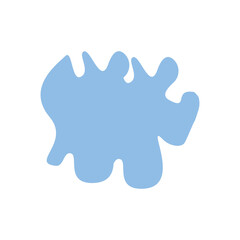 Bubble chat blobs icon design illustration