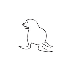 seals vector icon