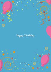 Happy birthday background party