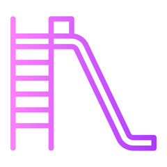 slide gradient icon