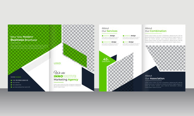 Creative Corporate promotional unique business brochure design template or company profile