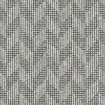 Monochrome Mesh Textured Variegated Striped Pattern