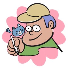 クリエイターと応援する猫