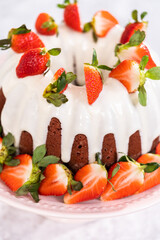 Red velvet bundt cake