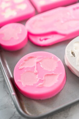 Mermaid themed 3 layer vanilla cake