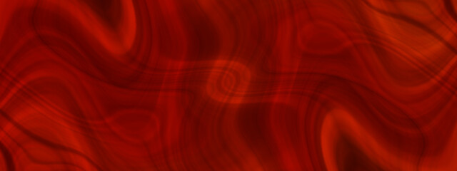 Red abstract background with neon light effect geometric lines, red silk fabric texture, modern swirl liquid marble texture, geometric wave line vector background, red background vector illustration.