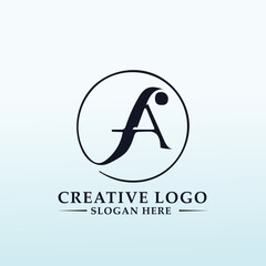 Elegant logo for exclusive Financial Services AF
