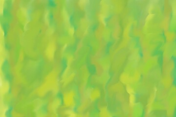 Green, yellow and brown colored abstract blurred background - 523511821