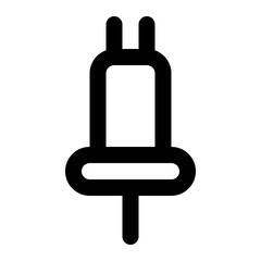 Obraz premium charger line icon