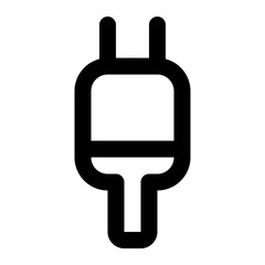 Obraz premium charger line icon