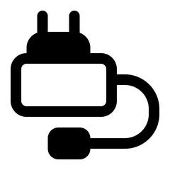 charger glyph icon