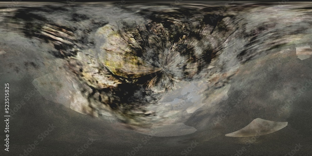 Wall mural the texture of the stone. planetoid. hdri. equidistant projection. spherical panorama. panorama 360.