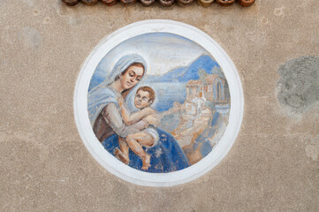 Wandbemalung religiös