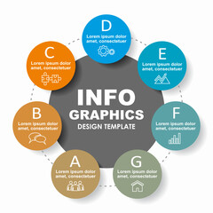 Infographic design template with place for your data. Vector illustration.