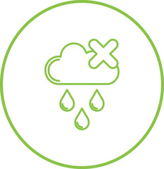 No Rain Icon