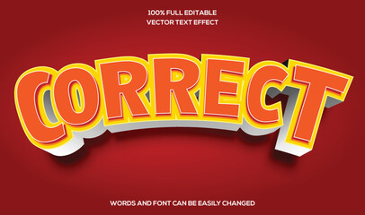 Correct 3D Editable text effect 