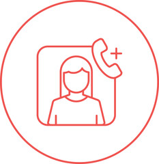 Obraz premium Contact Icon