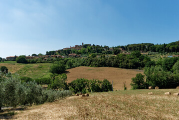 Fototapeta premium Italien - Toskana - Volerra - Umland