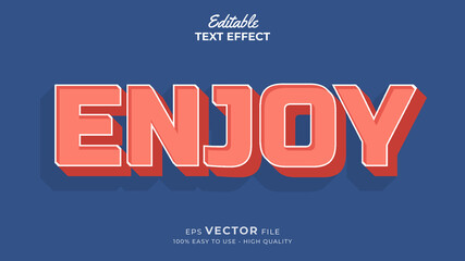 Modern 3d Alphabet, fun style title, text effect for comic Vector illustration © Crealive.Studio