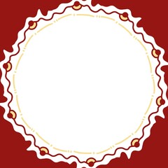 Obraz premium red and white color of abstract background