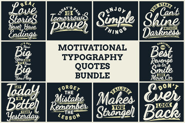 Fototapeta premium MOTIVATIONAL TYPOGRAPHY QUOTES BUNDLE VOL. 6